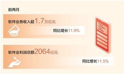 前兩月軟件業(yè)務(wù)收入同比增11.9%，軟件服務(wù)持續(xù)發(fā)力